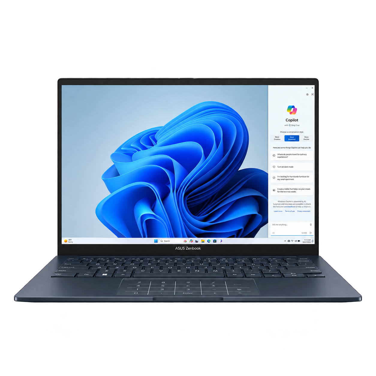 Laptop Asus ZenBook UX3405CA-ST1369 14 3K OLED/U7-255H/16GB/1TB/backlit/futrola/srebrna