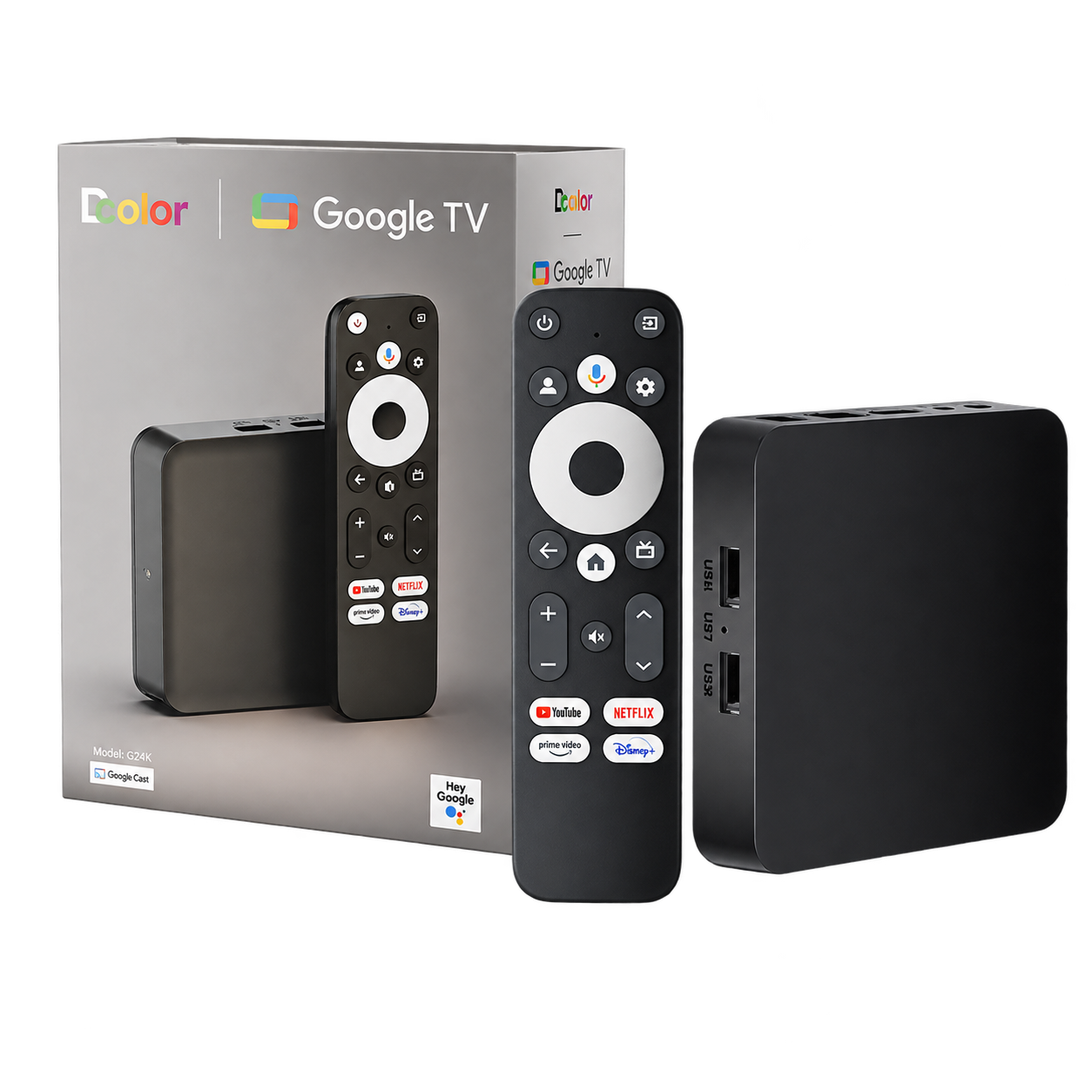 Xwave G24K Smart tv box sa Google,Netflix sertifikatom/Android 12/2GB/32GB/QuadCore/HDMi/RJ45/Wif