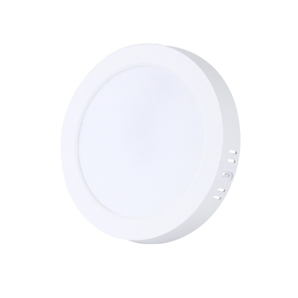 XLED 12W 6500K Nadgradni okrugli LED  panel plasticni ,1320Lm,φ168*31mm, Ra 80, IP20