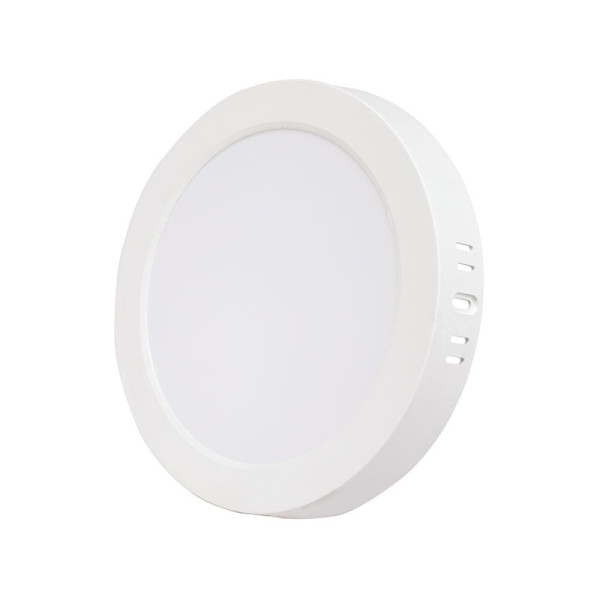 XLED 24W 4000K Nadgradni okrugli LED panel plasticni,2640Lm,φ290*31mm, Ra80, IP20