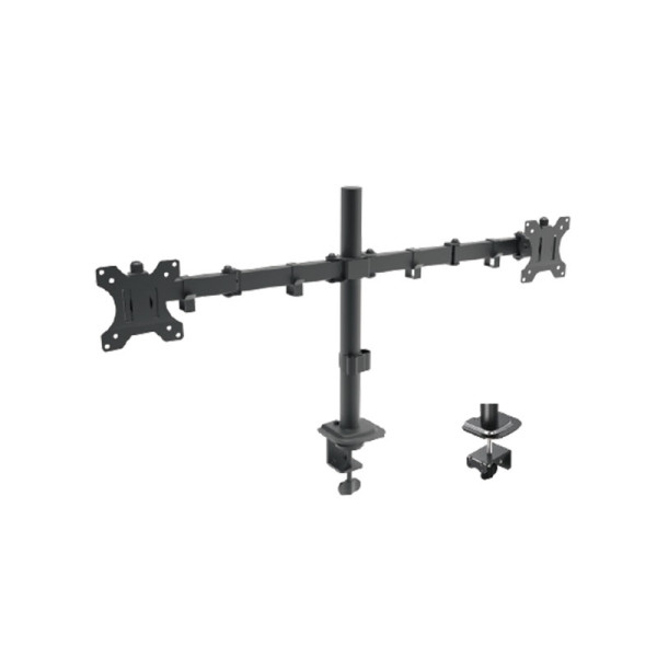 Xstand dual 10-32 Desk mount, 2x 10-32, 10 kg, Rotacija 360°, Tilt 90°, VESA 100x100
