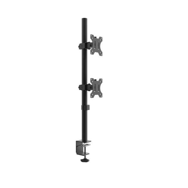 Xstand dual 10-32 Desk mount V2, 2x 10-32, 10 kg, Rotacija 360°, Tilt 90°, VESA 100x100