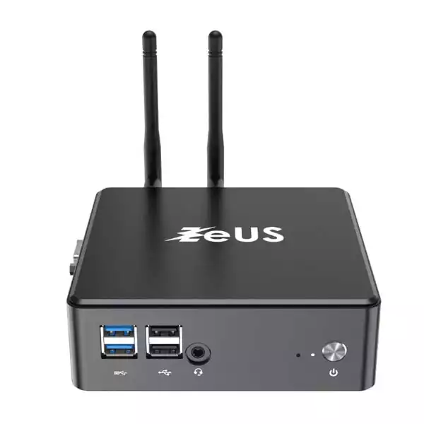 Mini PC Zeus MPI10-i323 Intel i3-1115G4 2C 4.1 GHz/DDR4/LAN/Dual WiFi/BT/HDMI/DP/USB C/Refurbished