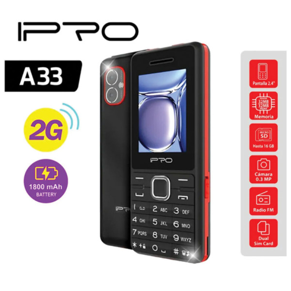 IPRO A33 black-red