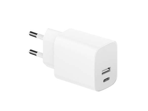 Xwave H130 AC 20w Brzi ZIDNI punjač za mobilne,tablete, usb-C usb-A ,Beli