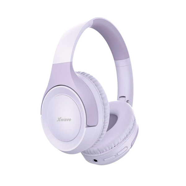 Xwave MX100 purple Bluetooth slušalice stereo sa mikrofonom/v5.3/FM/Aux/microSD