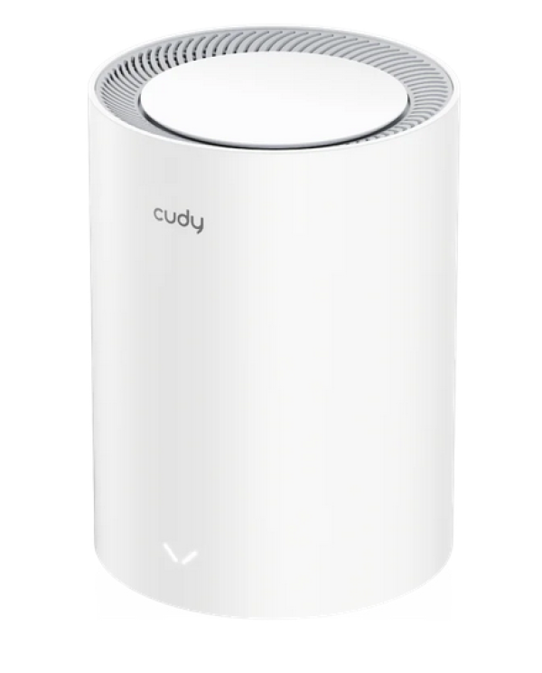 Cudy M3000 1-pack 2.0, AX3000 2.5G Mesh Wi-Fi 6 System White,4-Stream Dual-Band,2402 Mbps + 574 Mbps