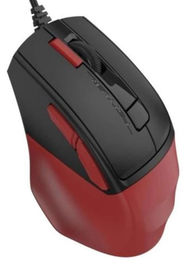 A4-FM45S AIR A4Tech Fstyler opticki mis 125-1000Hz/1000-2400Dpi, 108mm, Silent, 7-but, USB, Red/blk