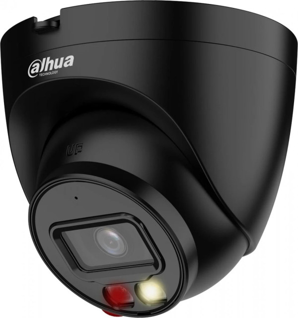 Dahua IPC-HDW1839T-A-IL-0280B-S6-BLACK, IP, 8MP eyeball, 2.8mm,Smart IC 30m, IP67, Mic, Crna boja