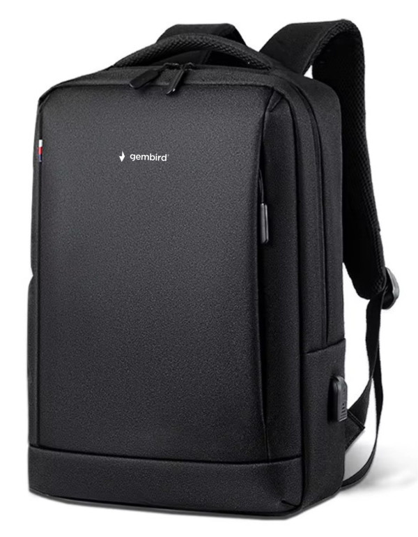 NCC-15-KLB021 Gembird Ranac za laptop 15,6inc 45x28x15cm USB konektor, 600g