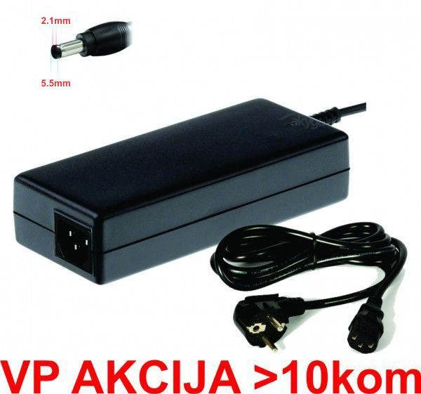 NPA-AC49 ** Gembird punjac 12v/8A 96W, 1m kabl sa uzemljenjem, Coper napajanje, DC 5.5x2.1mm CE(799)