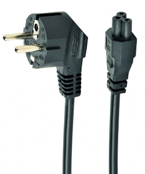 PC-186-ML12-3M Gembird Detelina C5 napojni kabl za notebook, VDE certifikat 3m