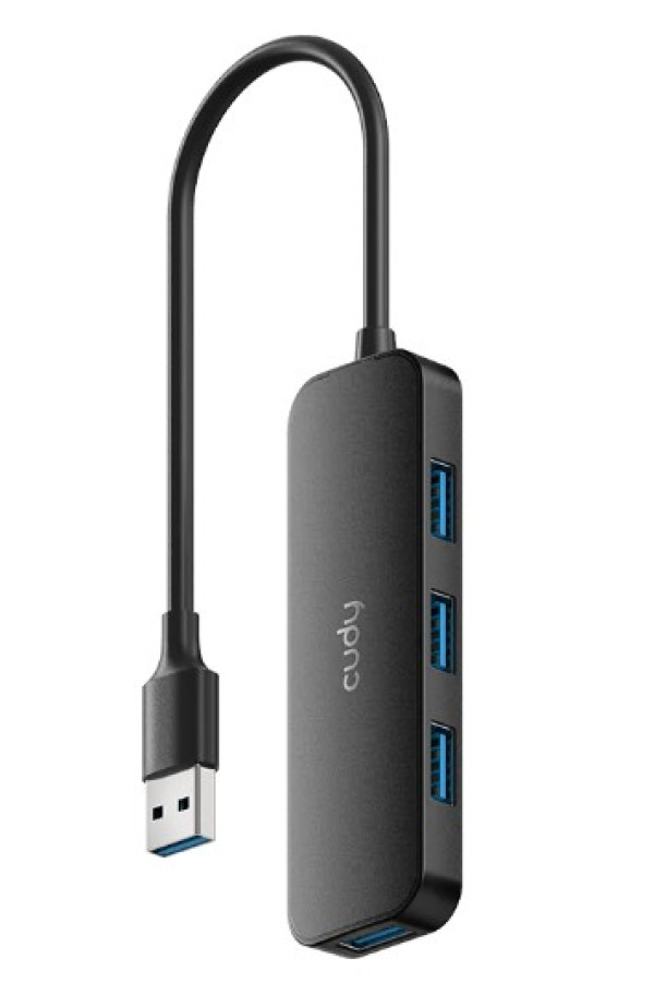 Cudy UH40A HUB 4 USB3.0 4-port, storage speed 5Gbps, black (alt. UHB-U3P4-03)
