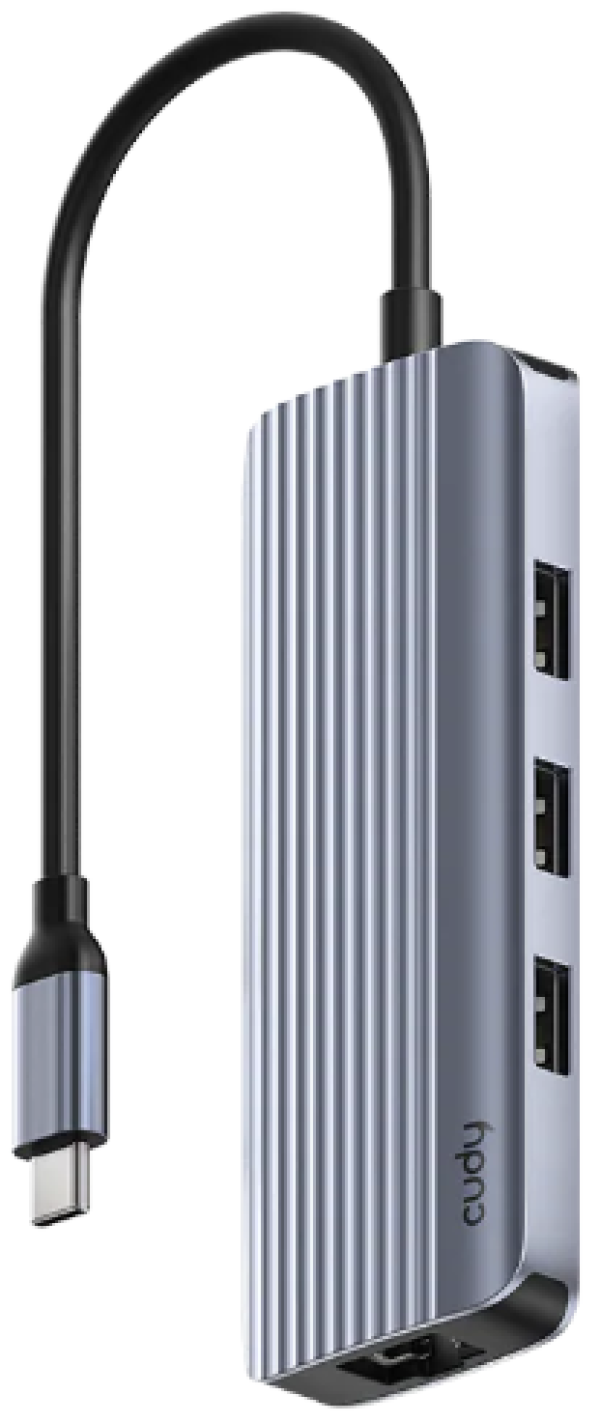 Cudy UH606 6-In-1 USB-C Hub with Gigabit Ethernet Port